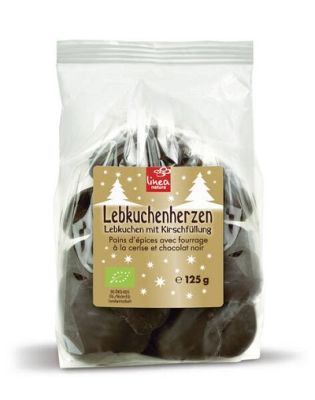 Linea Natura Bio Lebkuchen mit Zartbitterschokolade und Kirschfüllung