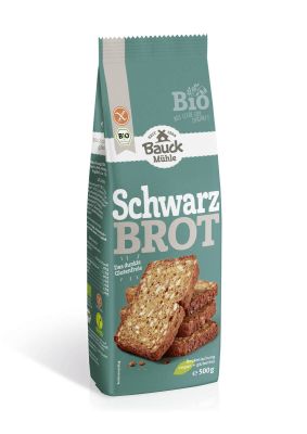 Bauck Schwarzbrot glutenfrei Bio 500g in der Tüte