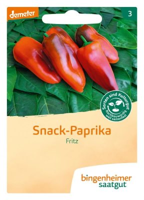 Bingenheimer Saatgut Snack Paprika